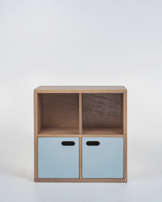 Estante Organizadora Infantil com Portas - Azul