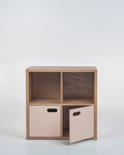 Estante Organizadora Infantil com Portas - Rosa