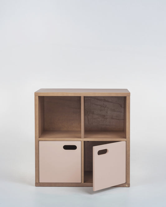 Estante Organizadora Infantil com Portas - Rosa