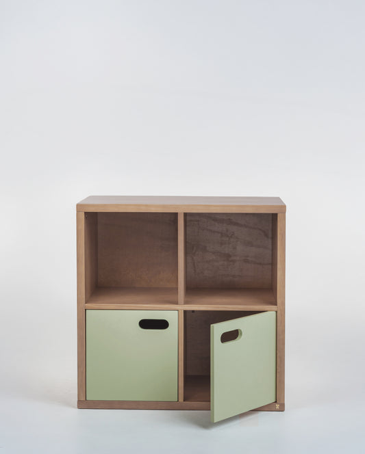 Estante Organizadora Infantil com Portas - Verde