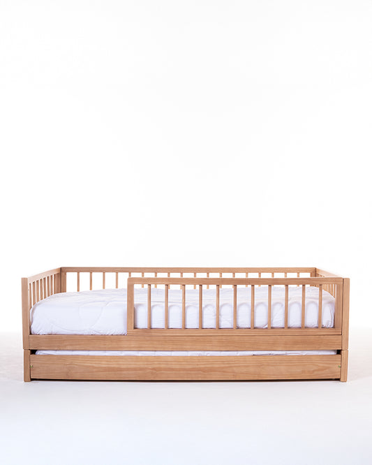 Cama Montessori - Saída Lateral + Cama Auxiliar