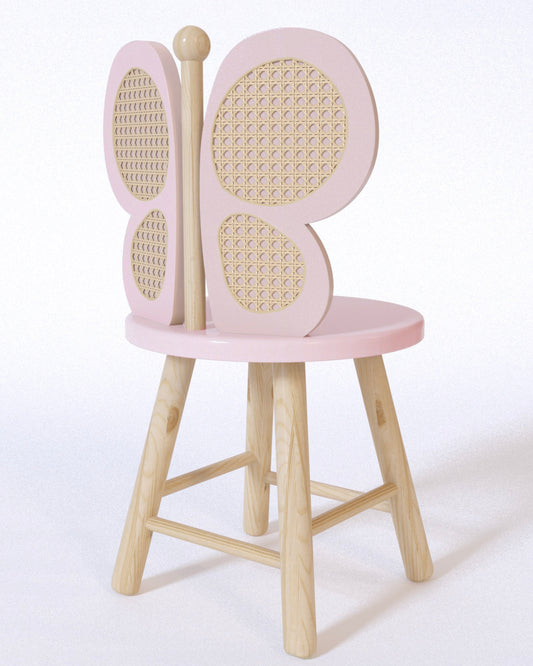Cadeira Infantil Borboleta - Rose