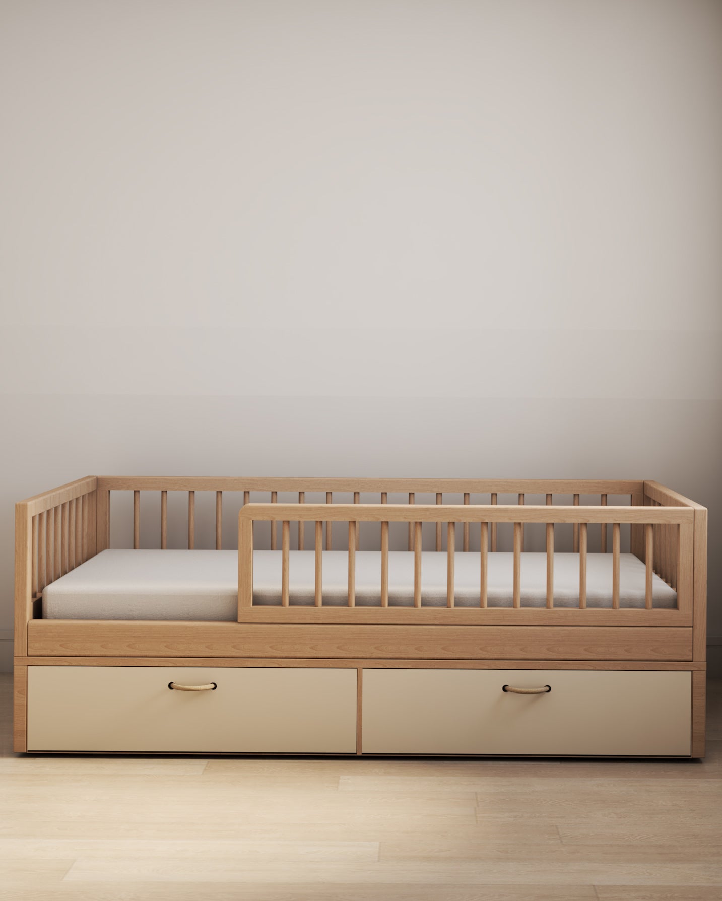 Cama Montessori Saída Lateral Com Báus