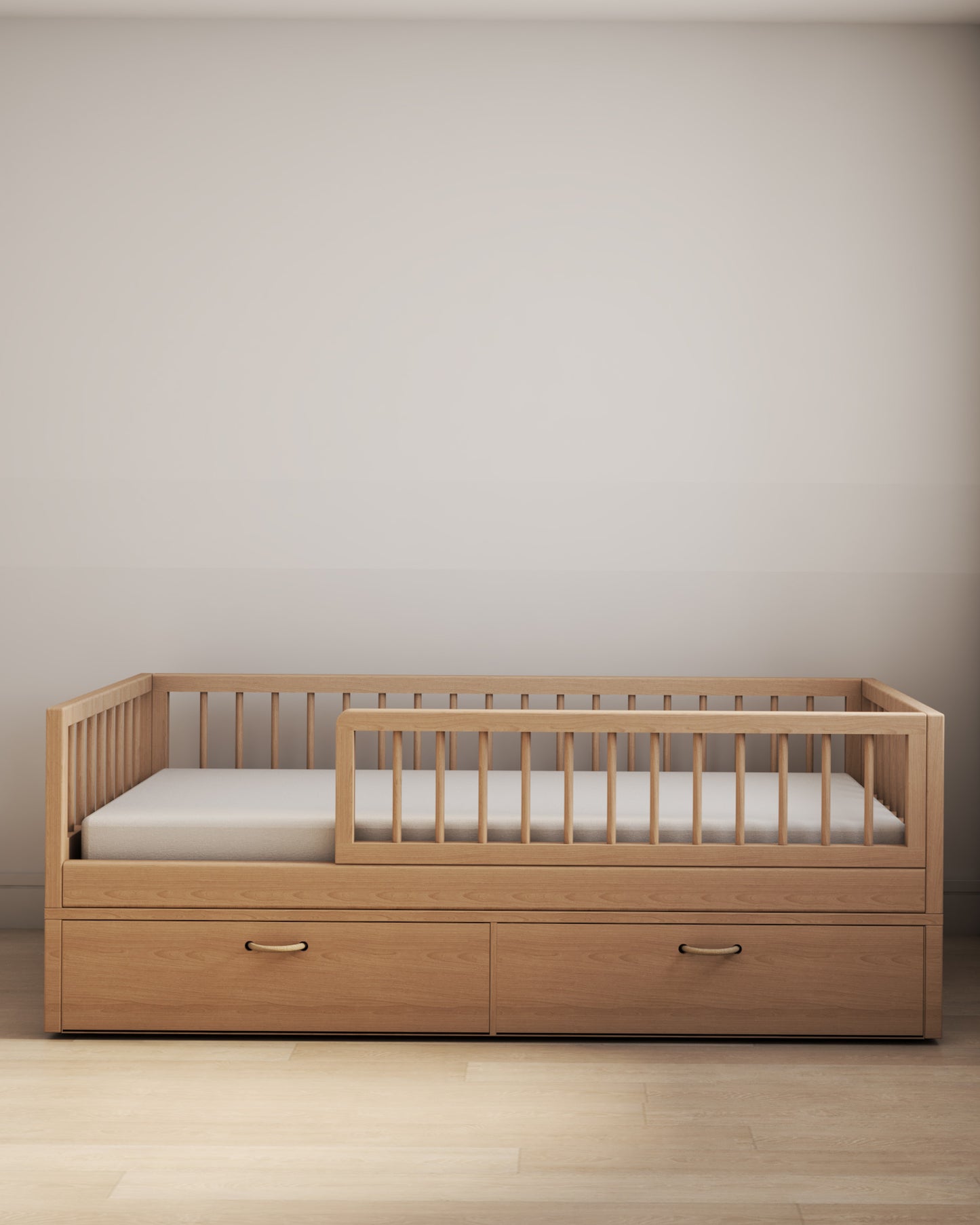 Cama Montessori Saída Lateral Com Báus