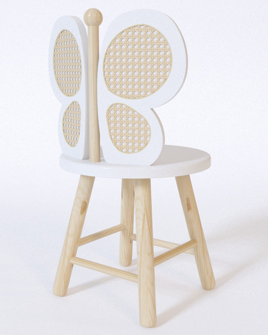 Cadeira Infantil Borboleta Off white