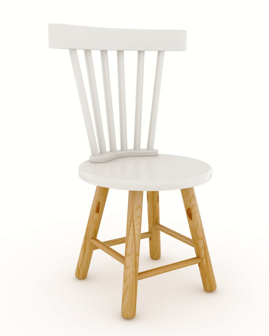 Cadeira Infantil Palito - Off White