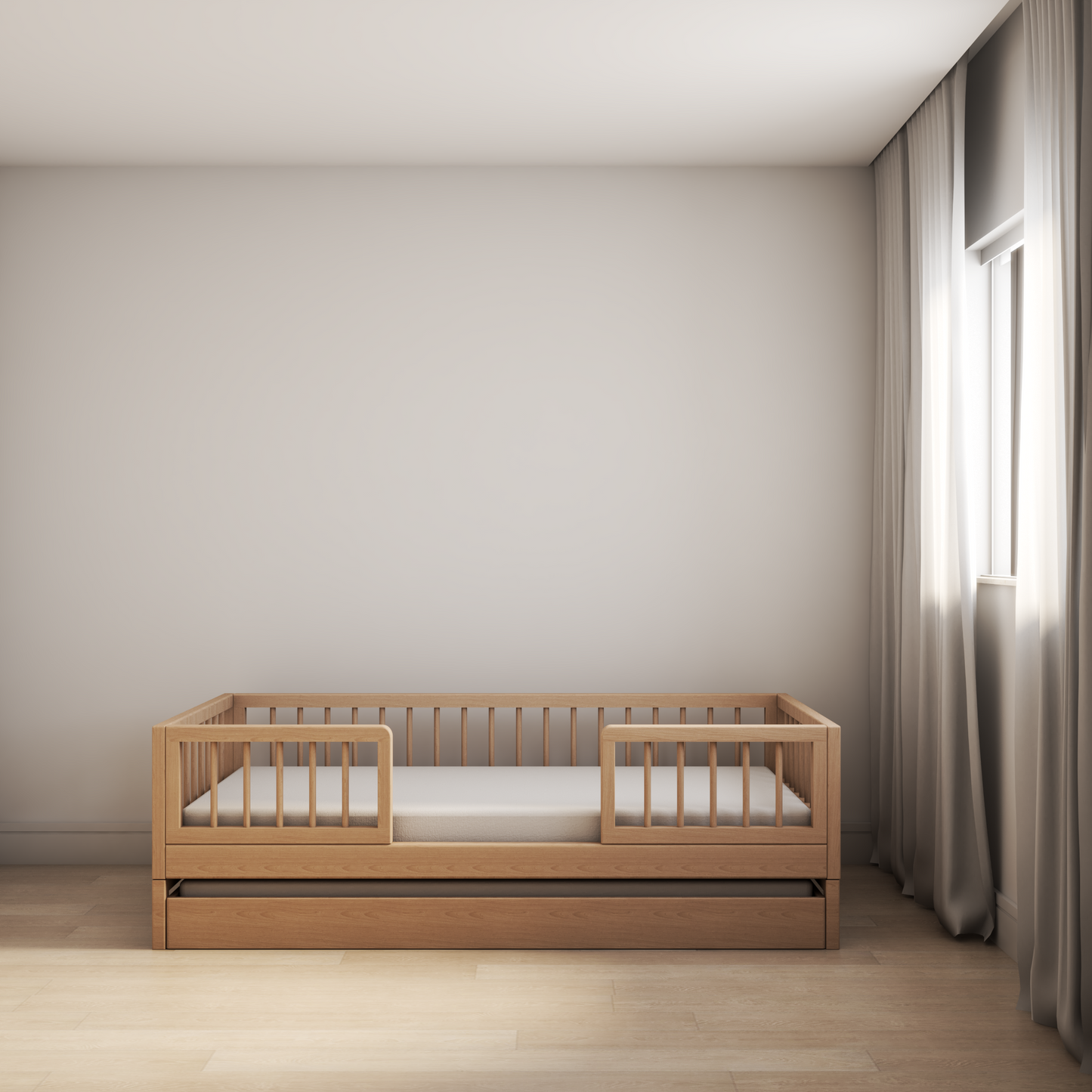 Cama Palito Montessori Com Cama Auxiliar