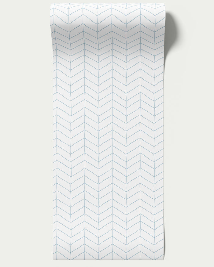 Papel Chevron Azul