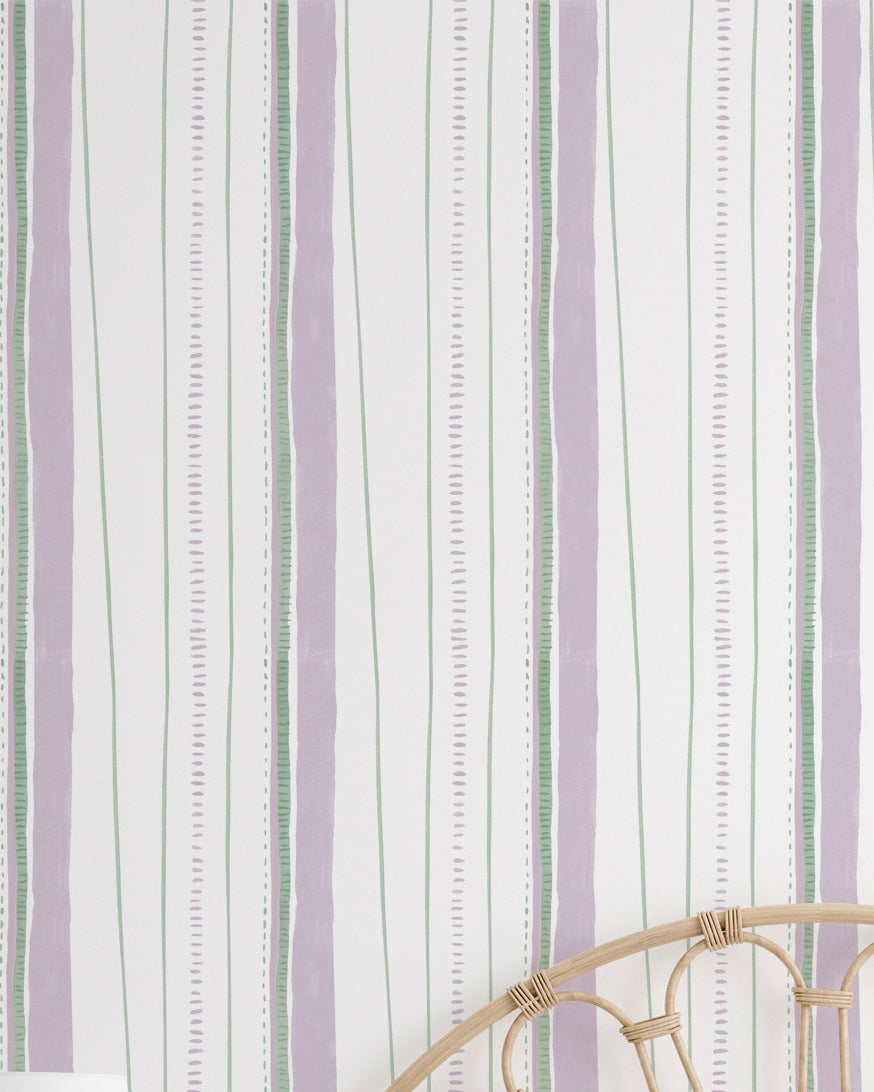 Papel de Parede Lines Lilas