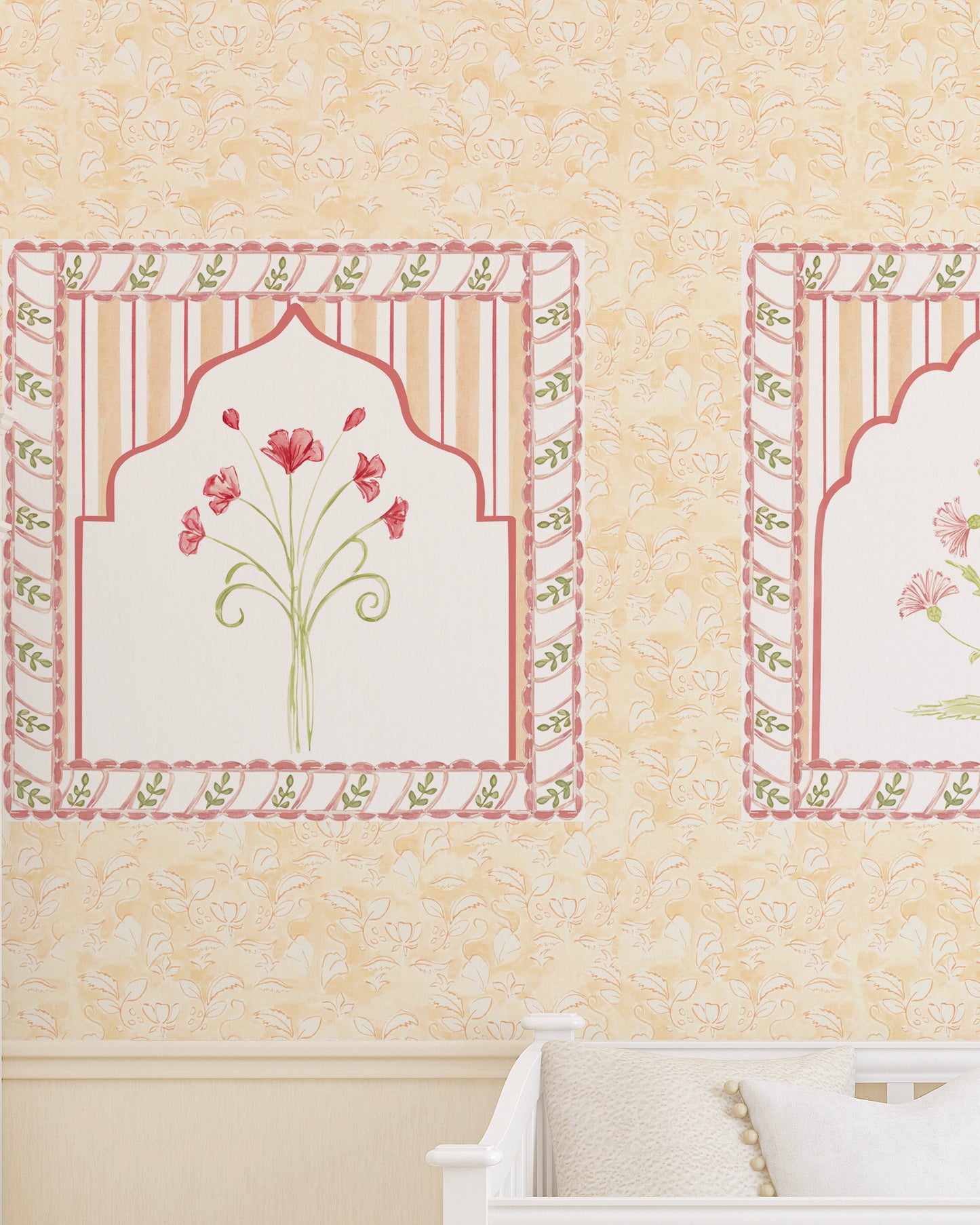 Papel de Parede India Flowers