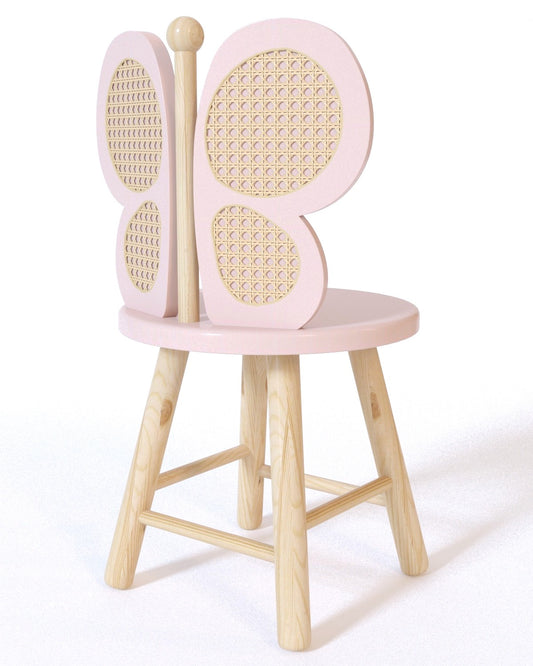 Cadeira Infantil Borboleta Rosa